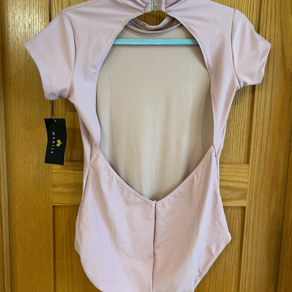 NWT Mariia Rose Pink Ballet Leotard Adult XL